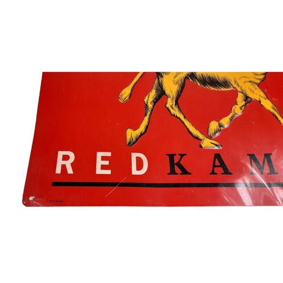 Vintage Cigarette Red Smoke Kamel Tin Sign R J Reynolds Tobacco Company … - Picture 4 of 9